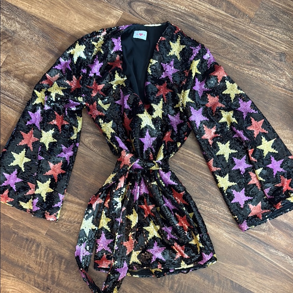 Buddy Love Starry Sequin Dress - Black, Purple, Gold, Red